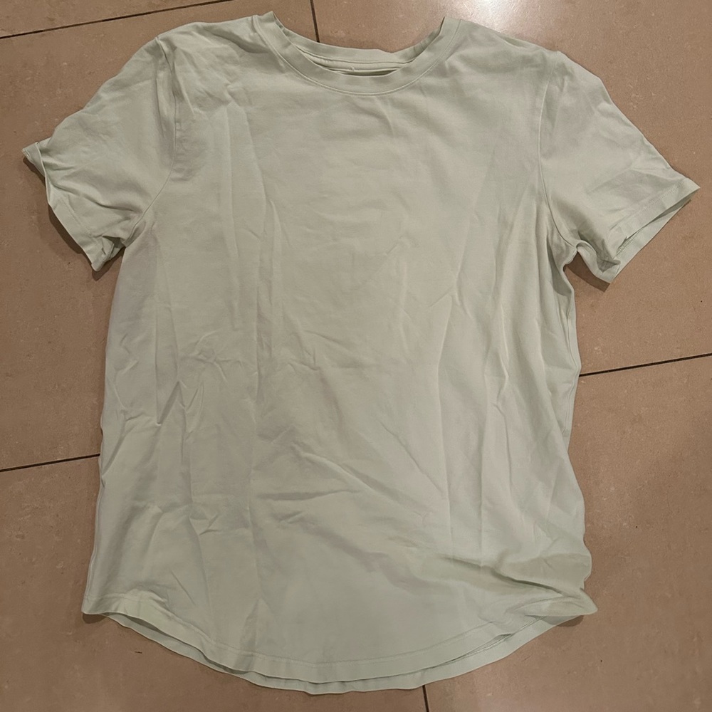 LULULEMON mint green athletic shirt